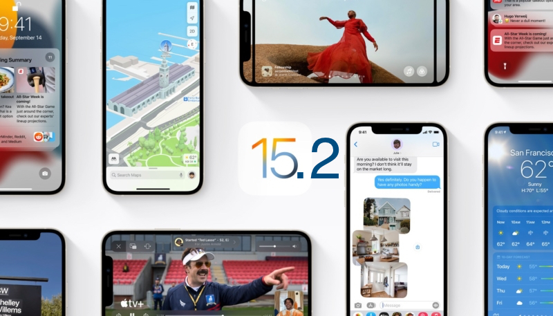 Apple Stops Signing iOS 15.2 Following Release of iOS 15.2.1