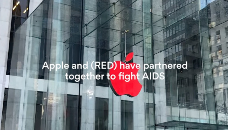 (RED) Shares Video Highlighting 15-Year Partnership With Apple