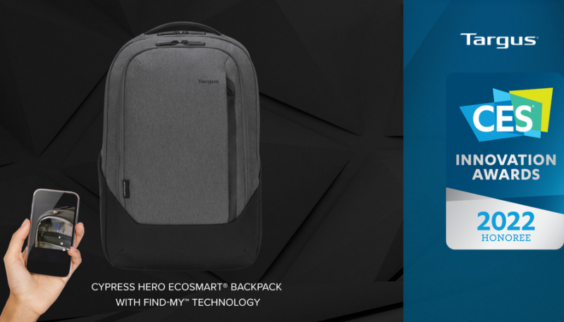 CES 2022: New Targus Cypress Hero Backpack Includes Apple ‘Find My’ Technology
