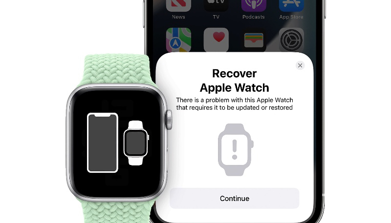 iOS 15.4 and watchOS 8.5 Updates Combine to Allow Users to Restore an Apple Watch Using Their iPhone