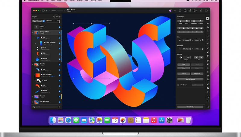 Pixelmator Pro 2.4 Update Brings New Layer Types, Vector Shapes, M1 Ultra Support, More
