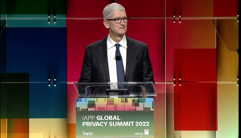 Apple CEO Tim Cook Delivers Global Privacy Summit, Emphasizes Company’s Opposition to Sideloading
