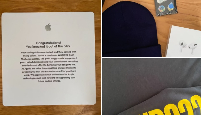 Swift Student Challenge Winners Receiving Their Free AirPods Pro, Apple Swag