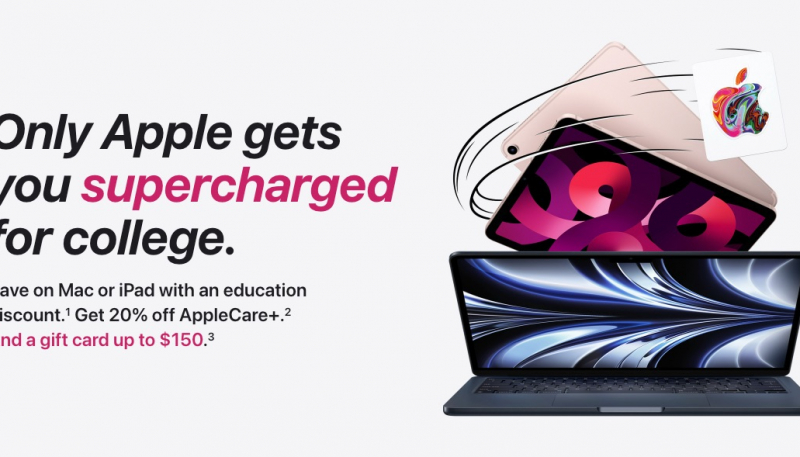 Apple’s 2022 Back to School Promo Offers Up to $150 Gift Card With Mac or iPad