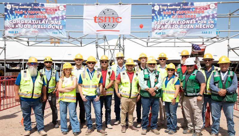 TSMC Sends Additional Taiwanese Workers to Finish Arizona Plant