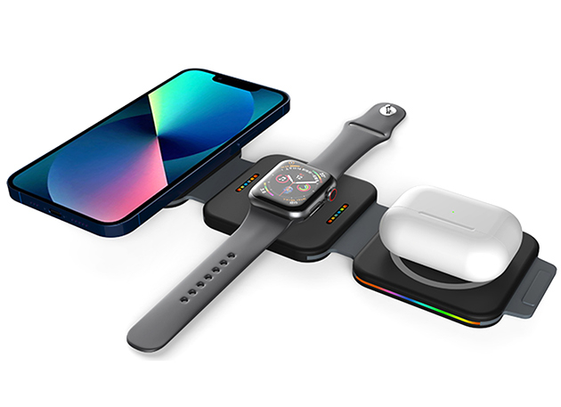 MacTrast Deals: 3-in-1 Foldable Magnetic Wireless Charger