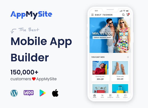 MacTrast Deals: AppMySite Mobile App Builder Pro Plan: 5-Yr Subscription