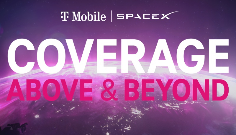 SpaceX & T-Mobile Announce ‘Coverage Above & Beyond’ – Direct Satellite Connectivity