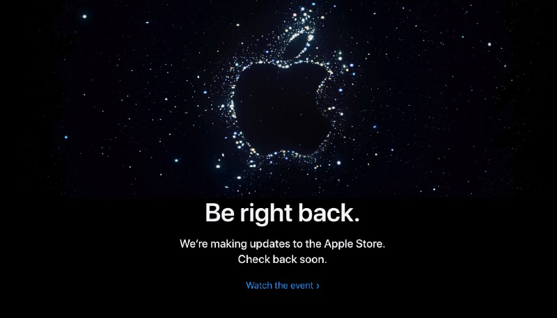Apple Store Goes Down Ahead of ‘Far Out’ Event
