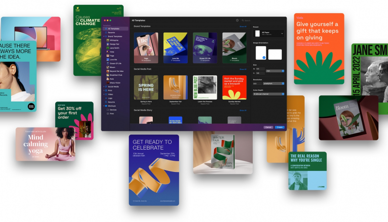 Pixelmator Pro 3.0 Muse Now Available in the Mac App Store – 200 Easy-to-Use Design Templates, More