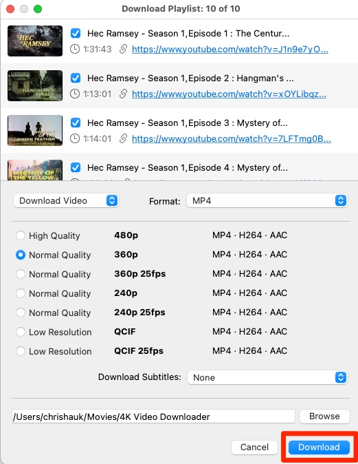 Fast  Playlist to MP3/4K MP4 Downloader