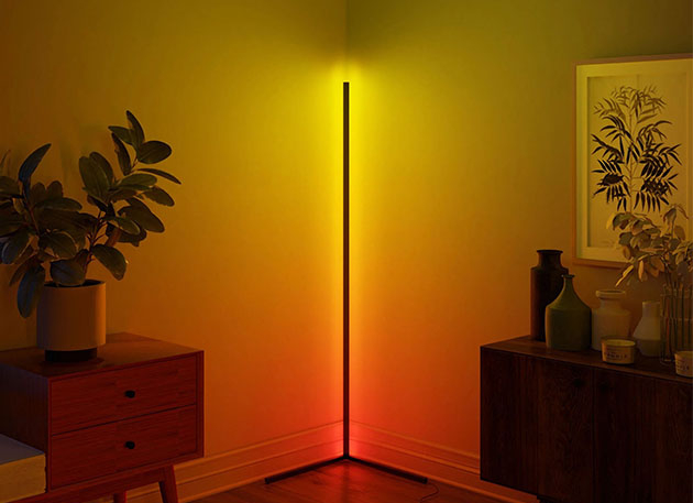 Mactrast Deals: Lamp Depot Minimalist LED Corner Floor Lamp