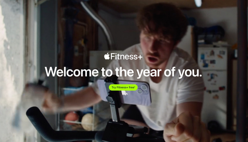 Apple Promotes Fitness+ on Front Page of Website – ‘Welcome to the Year of You’