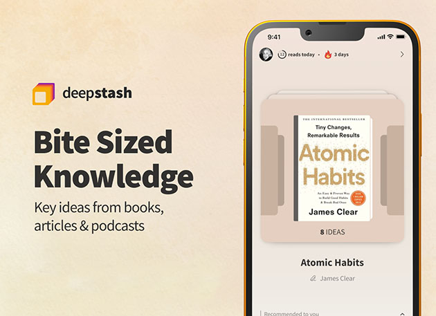 Mactrast Deals: Deepstash Bite-Sized Knowledge: Pro Plan (Lifetime)