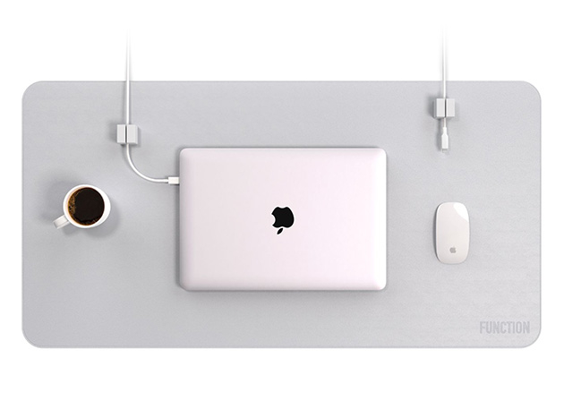 Mactrast Deals: Desk Mat Pro + 2 Magnetic Cable Block Manager Bundle (Gray) – PRICE DROP!
