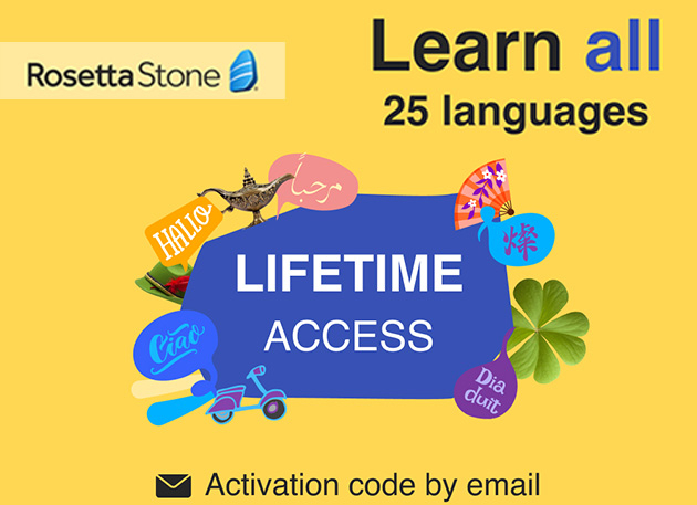 Mactrast Deals: Rosetta Stone: Lifetime Subscription (All Languages)