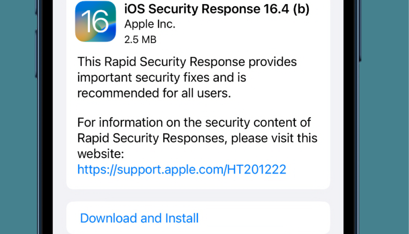 Second Rapid Security Response Updates Now Available for iOS 16.4 and macOS 13.3 Ventura Beta Users