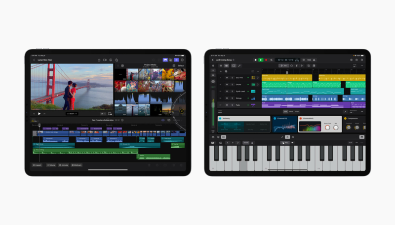 Apple’s Final Cut Pro and Logic Pro for iPad Now Available