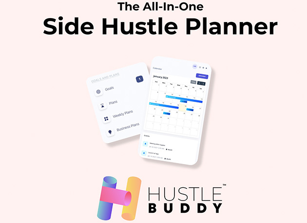 Mactrast Deals: Hustle Buddy™ All-in-One Side Hustle Planner: Lifetime Subscription