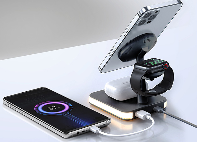 Mactrast Deals: 6-in-1 Magstand Mini Magnetic Charge Station + Bedside Lamp