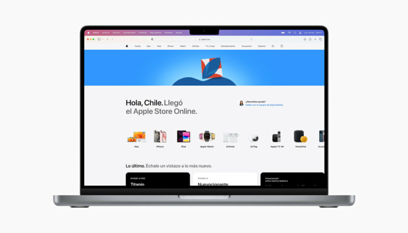 Apple’s Online Store Now Open in Chile