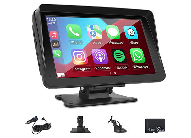 Mactrast Deals: 7″ Wireless Car Display with Apple CarPlay & Android Auto Compatibility and Phone Mirroring
