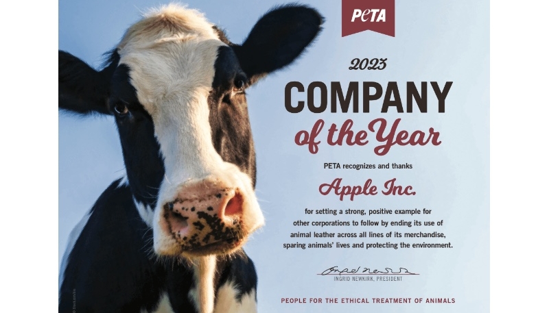 Apple Named as PETA’s 2023 Company of the Year