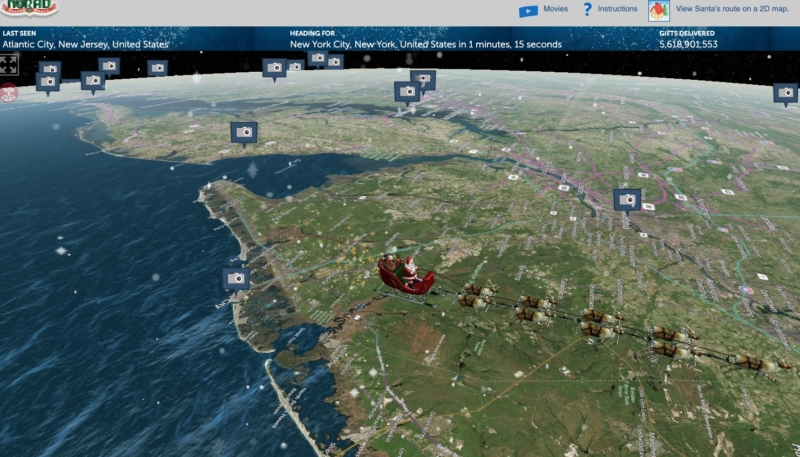 It’s Christmas Eve 2023 and NORAD is Again Tracking Santa’s Journey