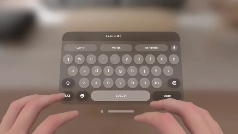 Bloomberg’s Gurman: Apple Vision Pro Virtual Keyboard Is ‘Complete Write-Off’