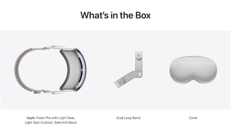 What Comes in the Box With the $3499 Apple Vision Pro?