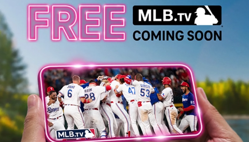 T-Mobile’s to Again Offer Free MLB TV to Customers