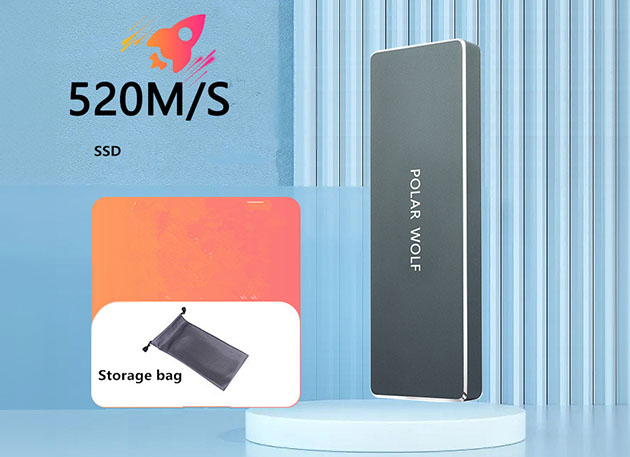 Mactrast Deals: Polar Wolf Aluminum Ultra Portable External SSD