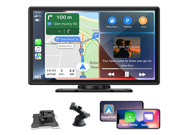 Mactrast Deals: 9″ Wireless Car Display with Apple CarPlay/Android Auto Compatibility & Phone Mirroring