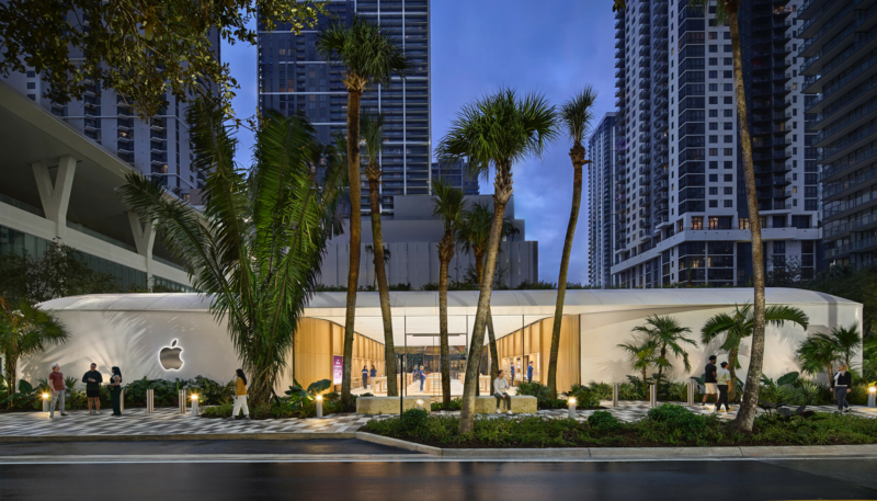 Apple Previews New Miami Worldcenter Retail Store – Opens Friday