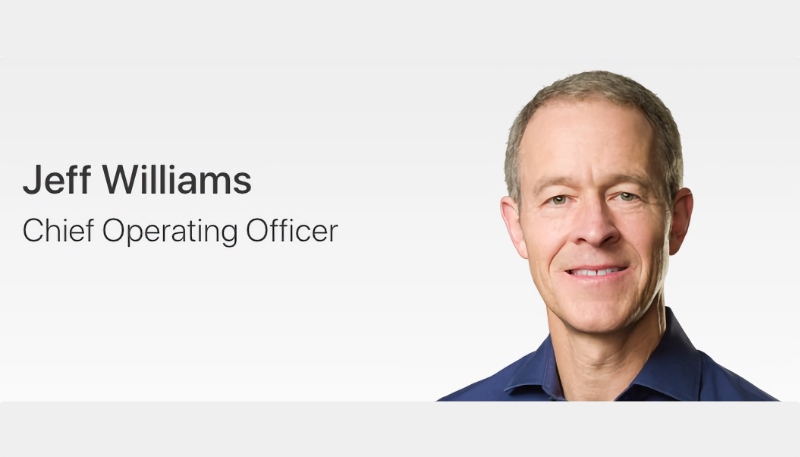 Apple Announces Chief Operating Officer Jeff Williams Leaving Later This Month