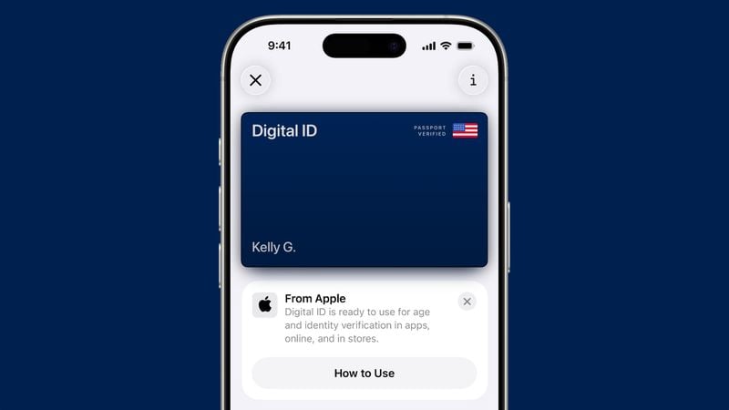 Apple Confirms iOS 26 U.S. Passport Feature for Wallet is Coming Before End of Year