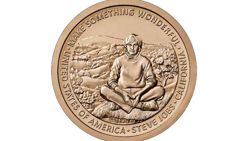 US Mint Previews $1 American Innovation Coin Honoring Steve Jobs