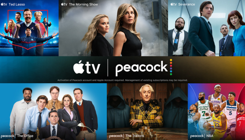 Apple TV and Peacock Launch $15 Monthly Streaming Bundle for up to 30% Savings