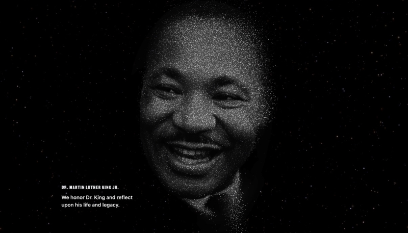 Apple Posts Full-Page Tribute to Dr. Martin Luther King Jr.