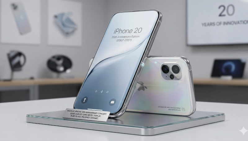 Leaker Claims iPhone 20 to Feature Radical Curved Design