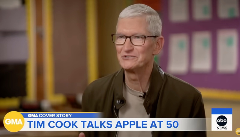 Apple CEO Tim Cook Responds to Retirement Rumors During GMA Interview