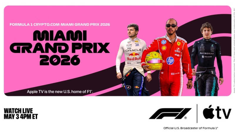 Formula 1 Miami Grand Prix 2026 Streaming Live Exclusively on Apple TV This Weekend