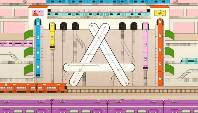 Apple Japan Launches New App Store Spring Campaign With Commissions of Local Artists