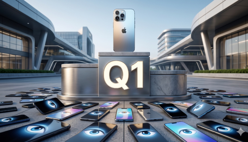 Apple Sits Atop Global Smartphone Market for First Time Ever in Any Q1