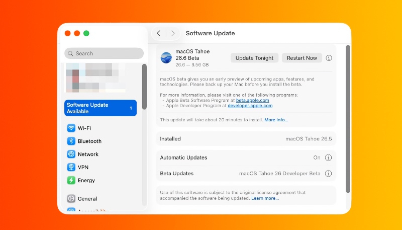 Apple Seeds First macOS Tahoe 26.6 Beta to Developers For Testing