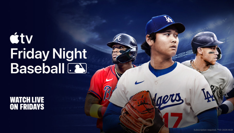 Apple TV+ and MLB Announce Friday Night Baseball Schedule for July 2026