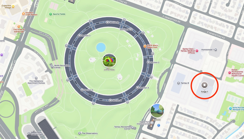 Outdoor Fire Reported Near Apple Park