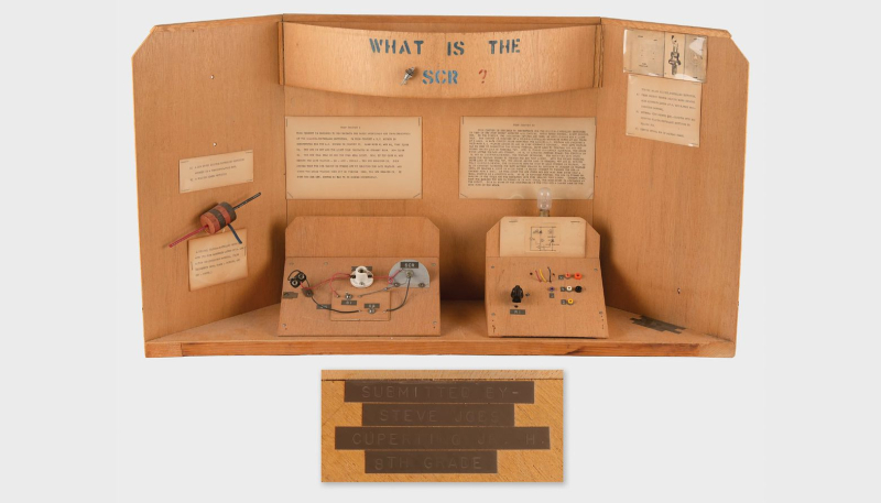 Did YOUR 8th Grade Science Project Sell for $34,375? Steve Jobs’ Did!
