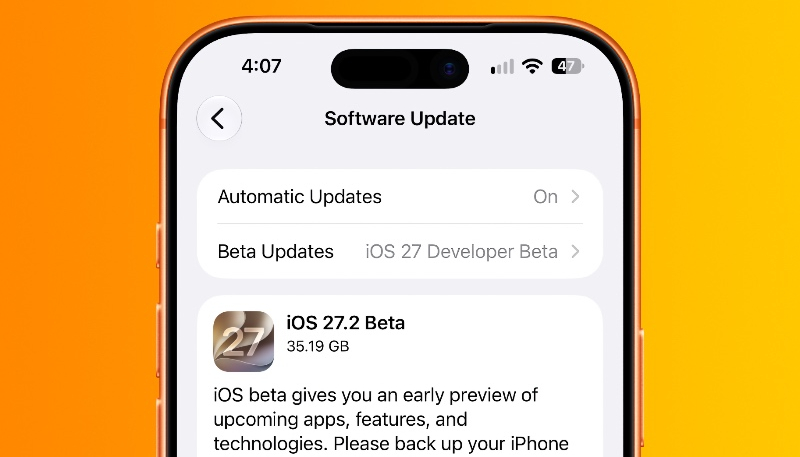 Apple Leapfrog’s iOS 27.1, Releases First Betas of iOS 27.2 and iPadOS 27.2 Instead