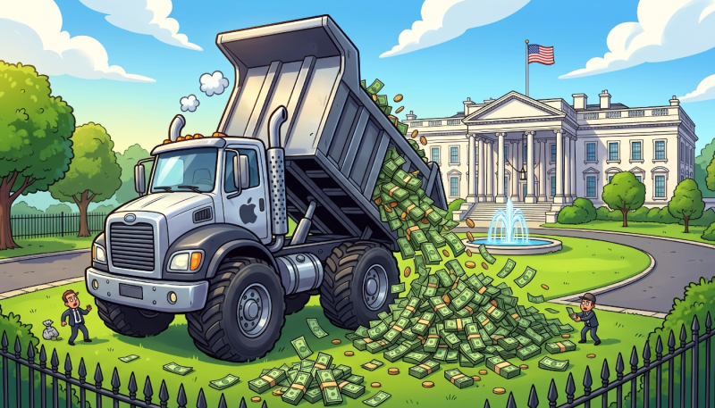 List of Donors Shows Apple Kicked In $25 Million to New White House Ballroom Project